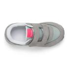Baby Jazz Hook & Loop Sneaker, Grey/Silver/Pink, dynamic 5