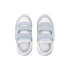 Baby Jazz Hook & Loop Sneaker, White/Blue, dynamic 6