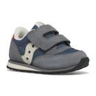 Baby Jazz Hook & Loop Sneaker, Grey/Blue, dynamic 2