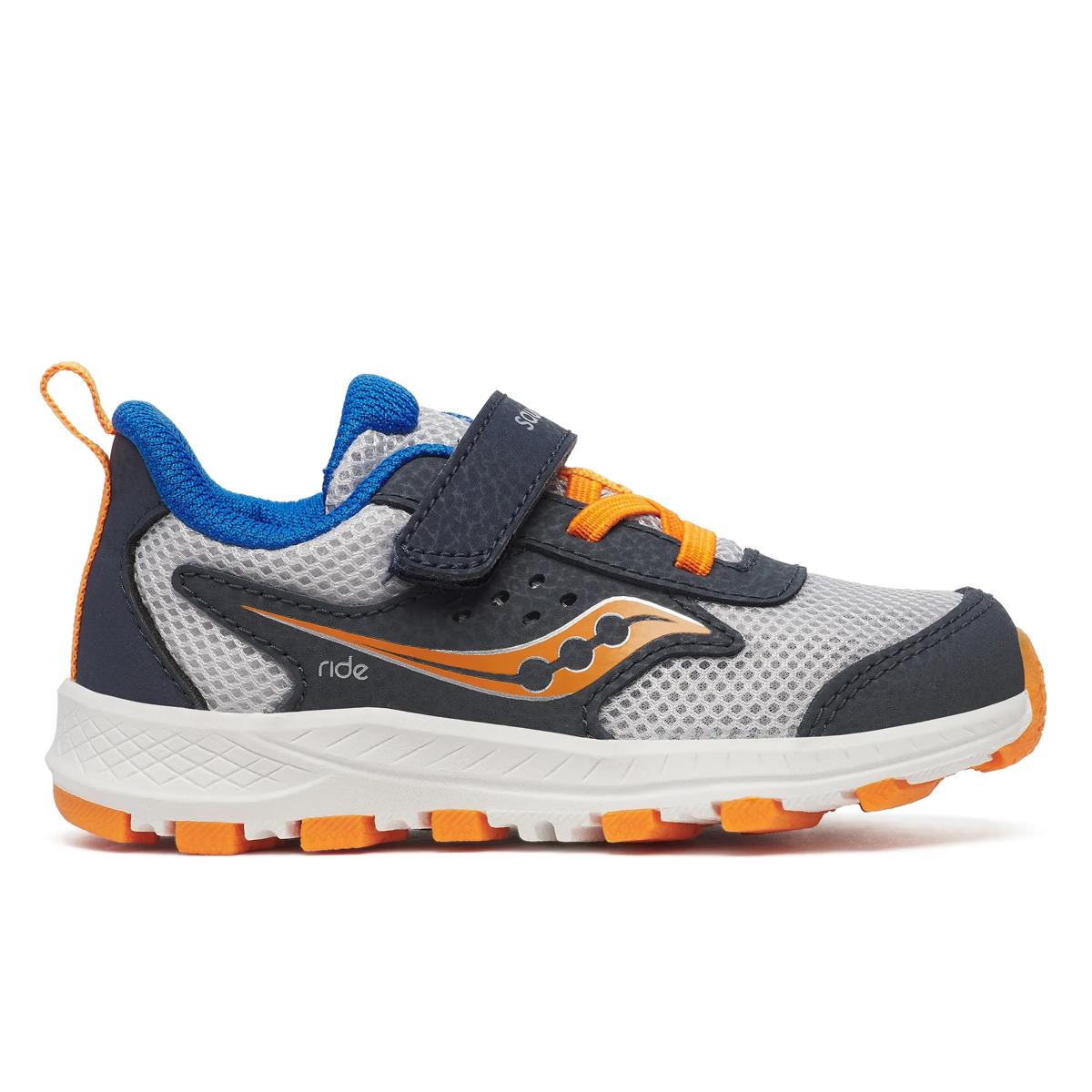 Ride Jr. Sneaker, Navy/Grey/Peel, dynamic 1