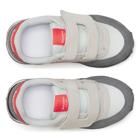 Jazz Hook & Loop Sneaker, White/Grey/Red, dynamic 5