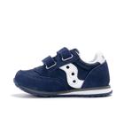 Baby Jazz Hook & Loop Sneaker, Navy / White, dynamic 3