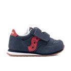Baby Jazz Hook & Loop Sneaker, Navy / Red, dynamic 1