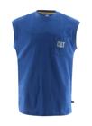 Trademark Sleeveless Pocket Tee, Bright Blue, dynamic 1