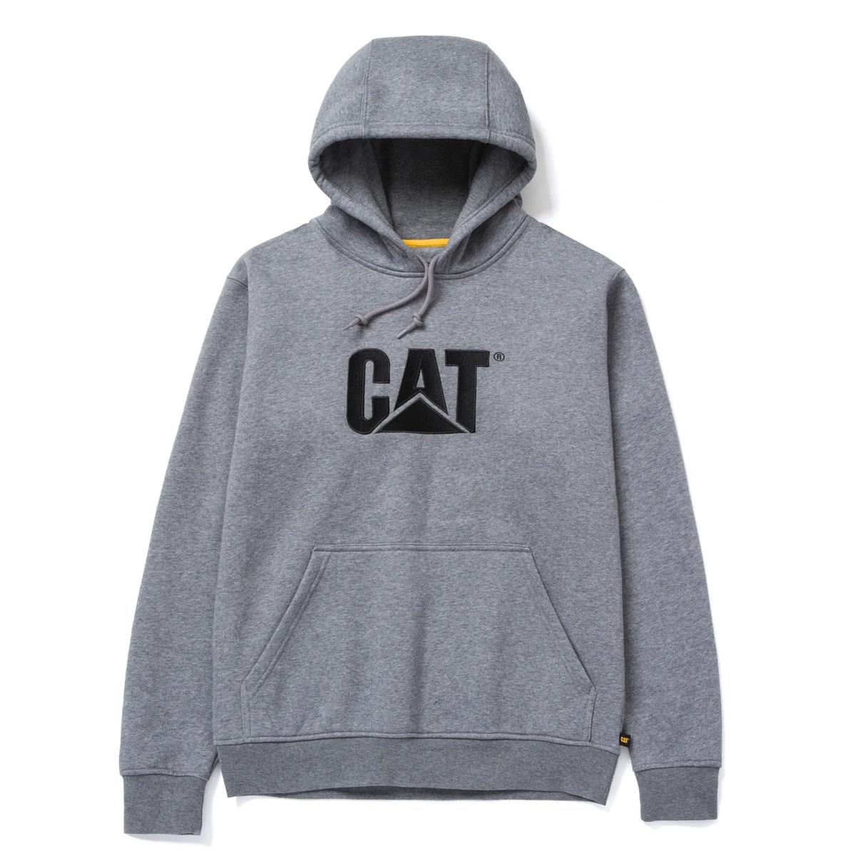 Trademark Hooded Sweatshirt, Dark Heather Grey, dynamic 1