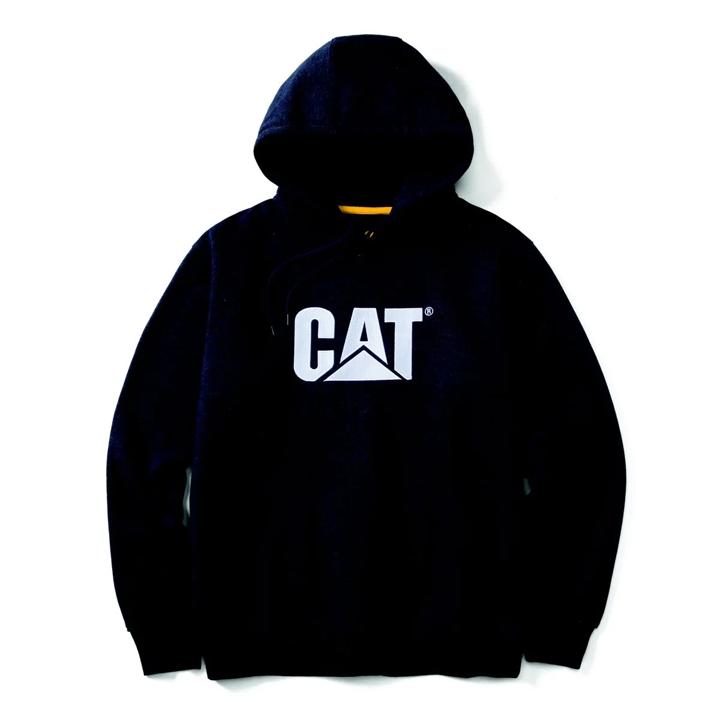 Trademark Hooded Sweatshirt, Navy Heather, dynamic