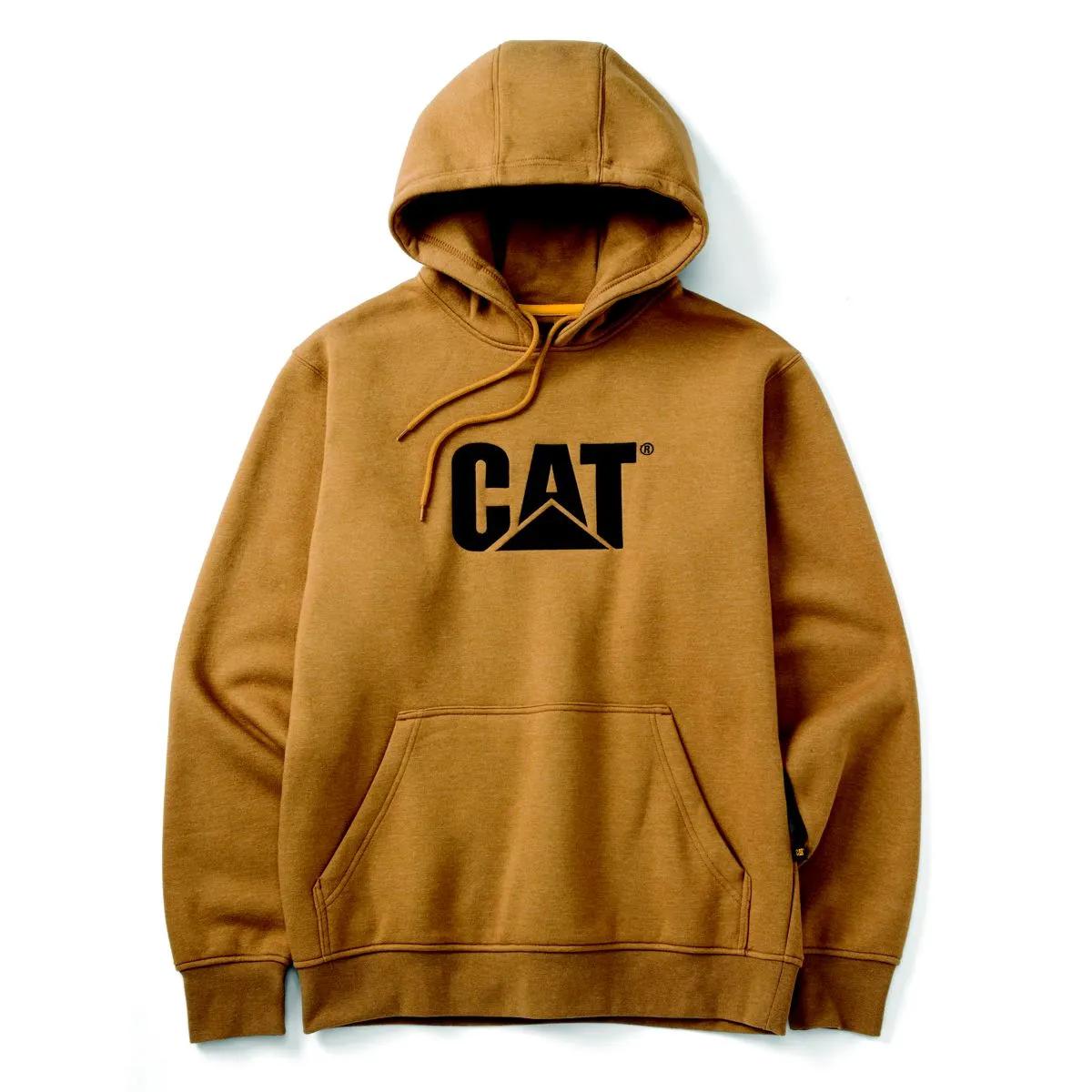 Trademark Hooded Sweatshirt, Bronze Heather, dynamic 1