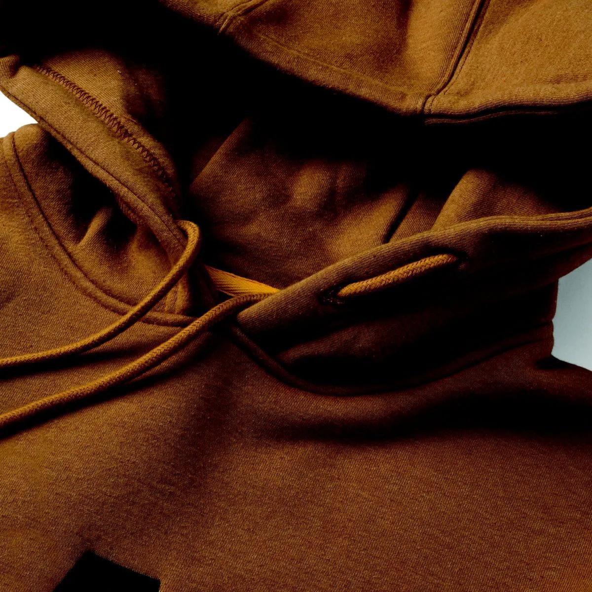 Trademark Hooded Sweatshirt, Bronze Heather, dynamic 4