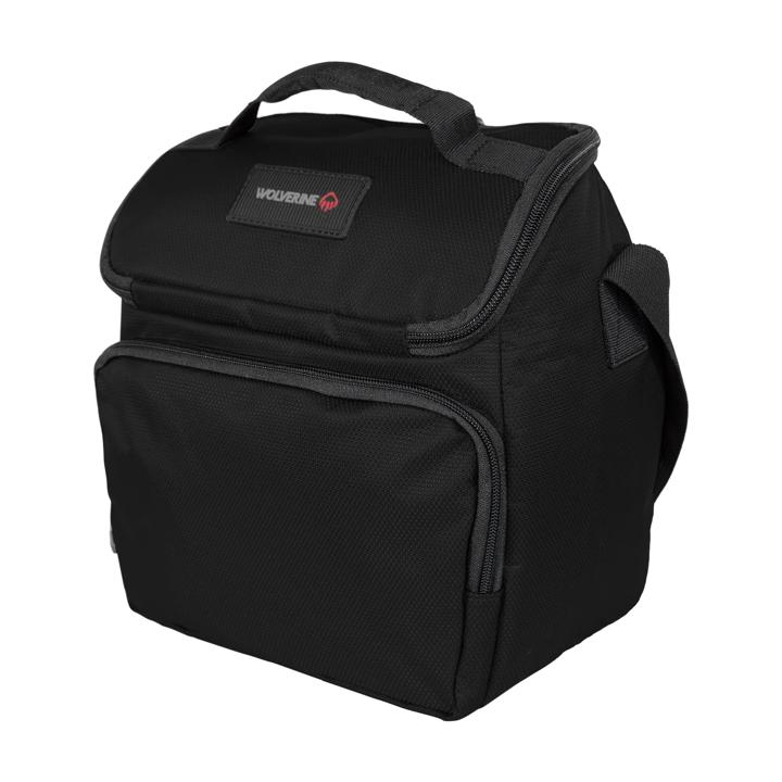 12 Can Lunch Cooler, Black, dynamic