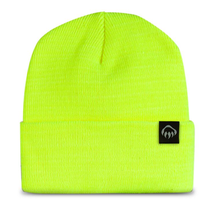 Knit Watch Cap, Safety Yellow, dynamic