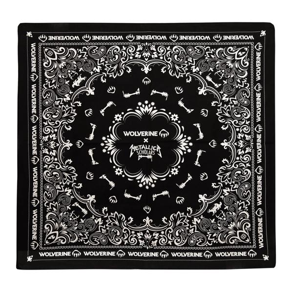 Wolverine x Metallica Scholars Bandana, Black, dynamic