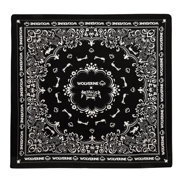 Wolverine x Metallica Scholars Bandana, Black, dynamic