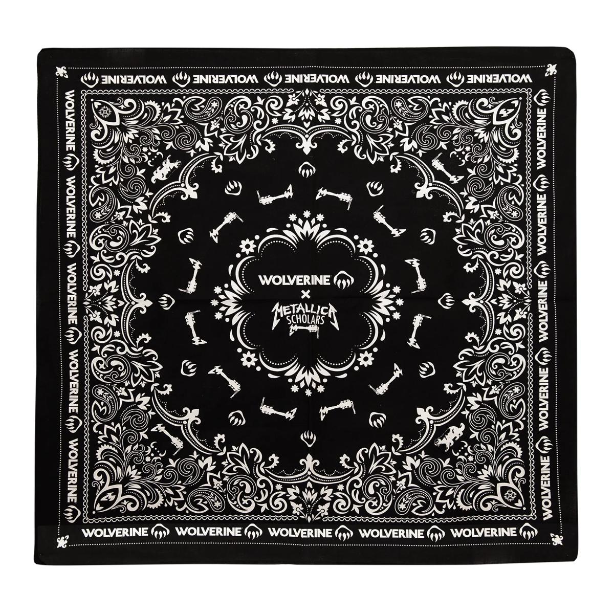 Wolverine x Metallica Scholars Bandana, Black, dynamic 1