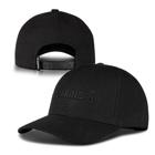Embroidered 6-Panel Logo Cap, Black, dynamic 3