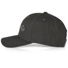 Embroidered 6-Panel Logo Cap, Onyx, dynamic 2