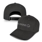 Embroidered 6-Panel Logo Cap, Onyx, dynamic 3