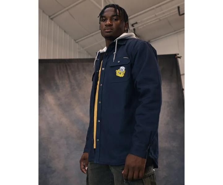 Wolverine x Michigan Overman Hooded Canvas Shirt Jacket