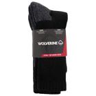 2-PK Steel-Toe Cotton Over-the-Calf Sock, Black, dynamic 4