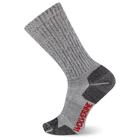 2-PK Safety-Toe Moisture-Wicking Crew Sock, Black, dynamic 1