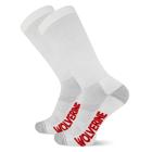 2-PK Wellington Boot Over-the-Calf Sock, White, dynamic 3