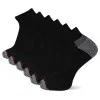 6-PK Performance Work Lowcut Sock, Black, dynamic 4