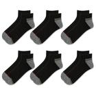 6-PK Performance Work Lowcut Sock, Black, dynamic 4
