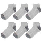 6-PK Performance Work Lowcut Sock, Heather Gray, dynamic 4