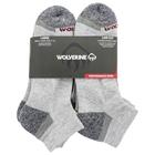 6-PK Performance Work Lowcut Sock, Heather Gray, dynamic 3