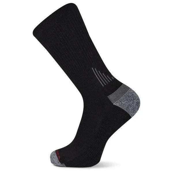 2-PK Performance Work Crew Sock, Black, dynamic