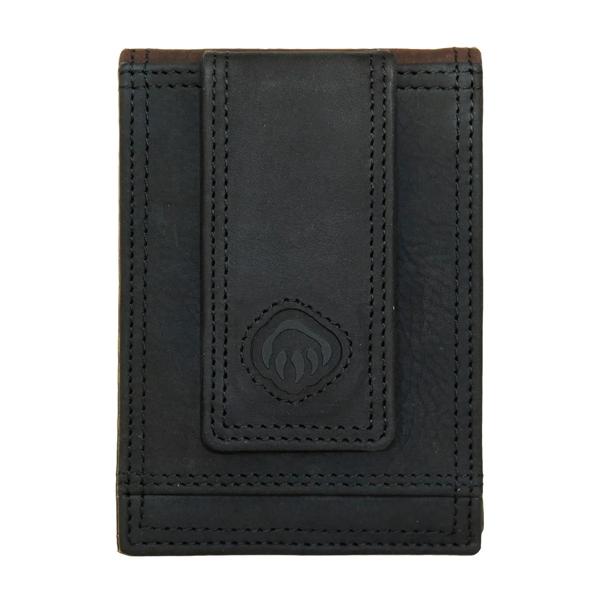 I-90 DuraShocks&reg; Front Pocket Wallet, Black/Brown, dynamic
