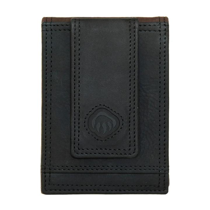 I-90 DuraShocks&reg; Front Pocket Wallet, Black/Brown, dynamic