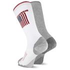 2-PK All Season Mid-Calf Work Sock, White Assorted, dynamic 2