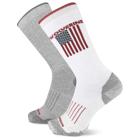 2-PK All Season Mid-Calf Work Sock, White Assorted, dynamic 1