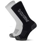 2-PK All Season Mid-Calf Work Sock, White Assorted, dynamic 1