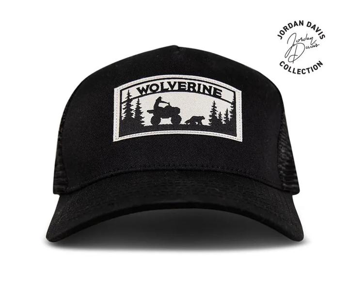 Wolverine x Jordan Davis Trucker Cap, Black, dynamic