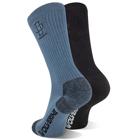 Wolverine x Jordan Davis 2pk Crew Sock, Black, dynamic 2