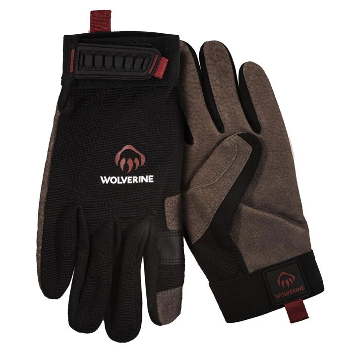 Performance Leather Dexterity Glove, Brown, dynamic