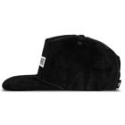 Patch Flat Brim Corduroy Cap, Black Olive, dynamic 4