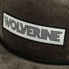 Patch Flat Brim Corduroy Cap, Black, dynamic 3