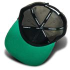 Patch Flat Brim Corduroy Cap, Black, dynamic 6