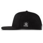 Flat Brim 6-Panel Cap, Black, dynamic 2