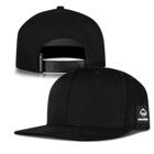 Flat Brim 6-Panel Cap, Black, dynamic 4