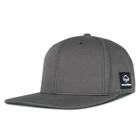 Flat Brim 6-Panel Cap, Dark Grey, dynamic 5