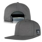 Flat Brim 6-Panel Cap, Dark Grey, dynamic 6