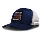 Let Freedom Ring Patch Trucker Cap, Navy, dynamic 2