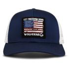 Let Freedom Ring Patch Trucker Cap, Navy, dynamic 1