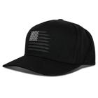 Raised American Flag 5-Panel Cap, Black, dynamic 2