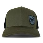 Claw Embroidered Shield Patch Trucker Cap, Olive, dynamic 1