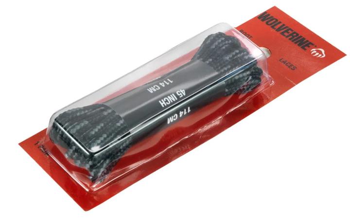 45" Work Boot Laces, Black, dynamic