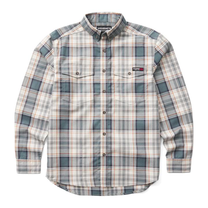 FR Plaid Long Sleeve Twill Shirt, Bering Plaid, dynamic